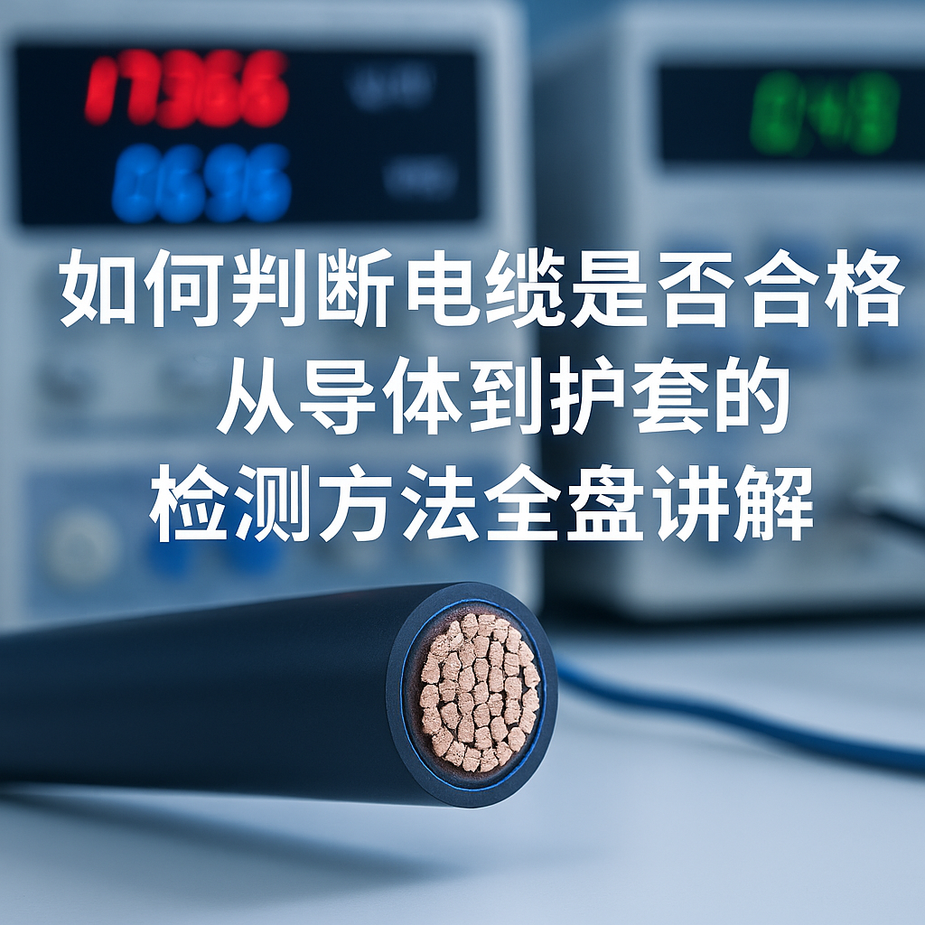 怎样判断电缆是否及格？？？？？？从导体到护套的检测要领通盘解说