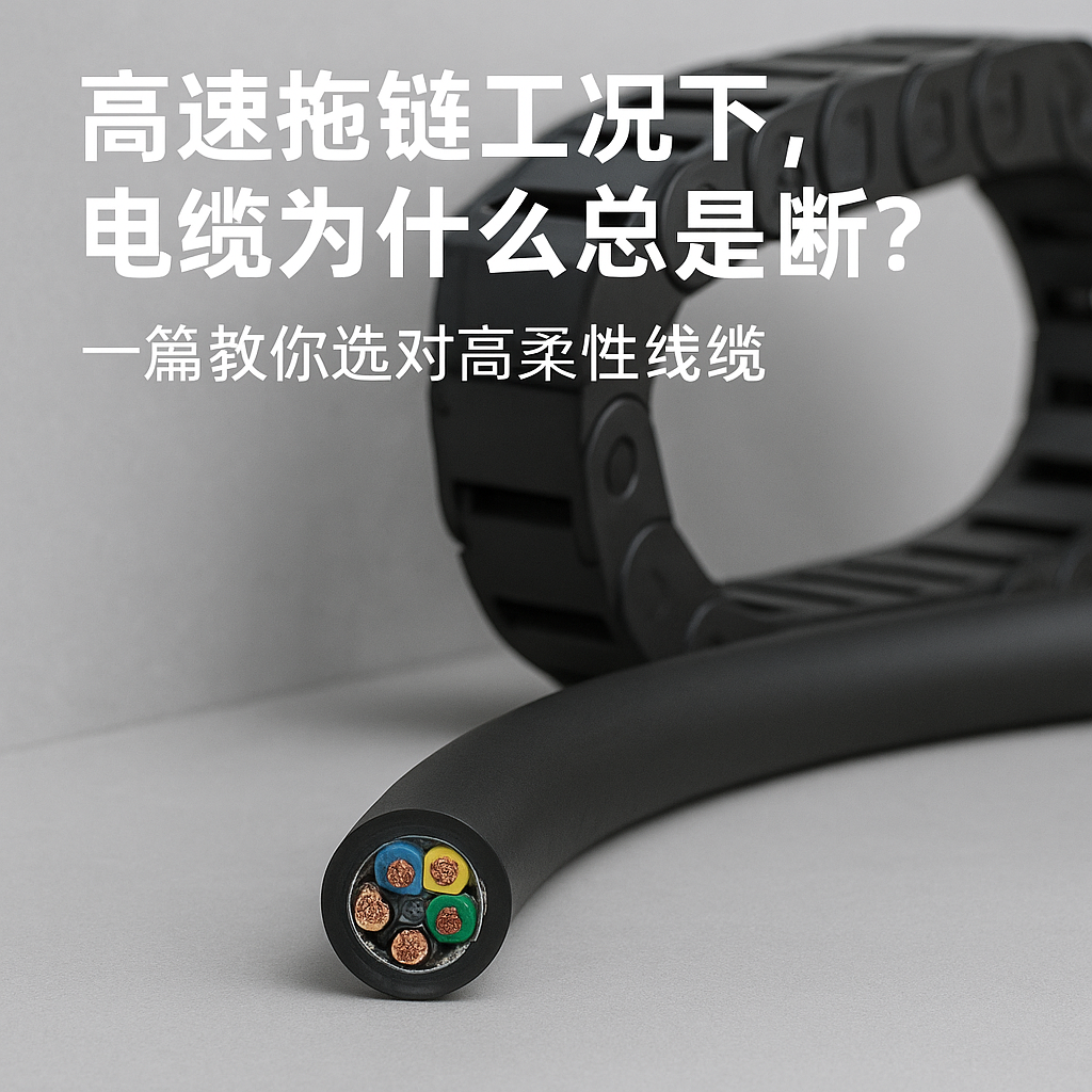 高速拖链工况下，，，，，，，电缆为什么总是断？？？？？？一篇教你选对高柔性线缆