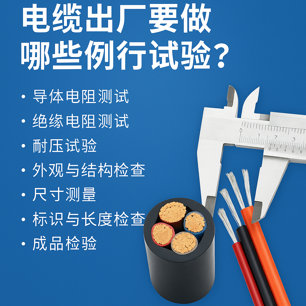 电缆出厂要做哪些例行试验？？？？？？一文讲清最要害的7项检测